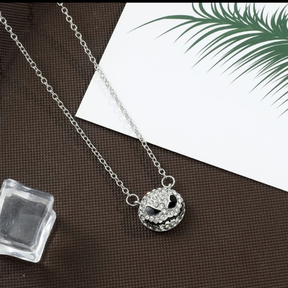 Nightmare Before Xmas Jack Rhinestone Necklace - Picture 2 of 6